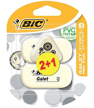 Bic GUM GALET MINI FUN 3STKS