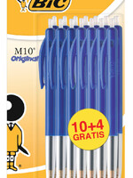 Bic BALPEN M10 BL 10STKS + 4