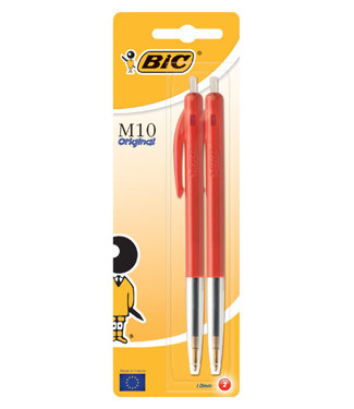 Bic BALPEN M10 RD 2STKS