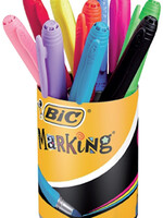 Bic VILTSTIFT ROND PERM ASS 10STKS