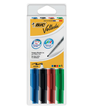 Bic VILTSTIFT 1744 ROND ASS 4STKS