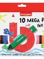 Bruynzeel VILTSTIFT KIDS MEGA ASS 10STKS