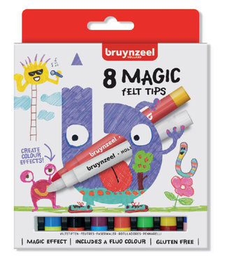 Bruynzeel VILTSTIFT KIDS MAGIC ASS 8STKS