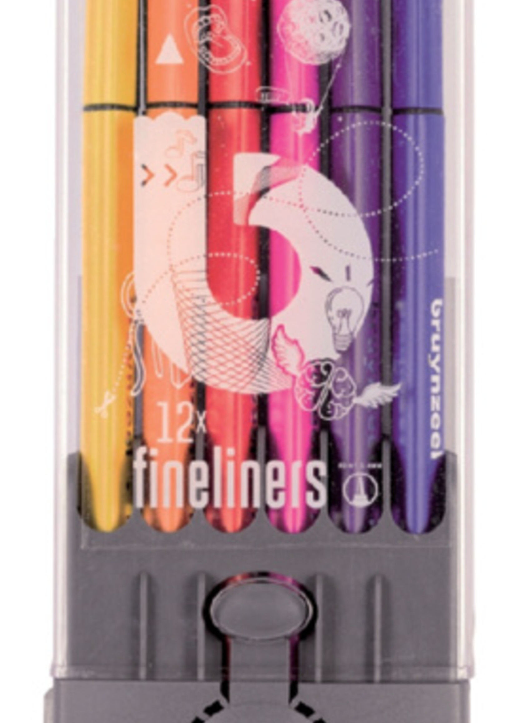 Bruynzeel Bruynzeel FINELINER TEENS 0.4MM ASS 12STKS