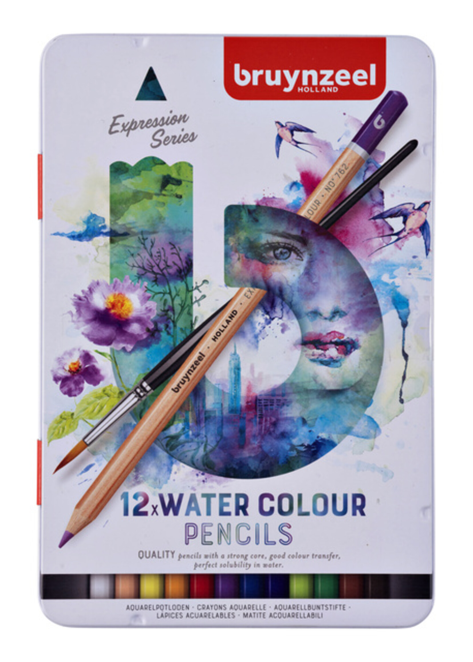 Bruynzeel Bruynzeel KLEURPOTLOOD AQUAREL EXPR 12STKS