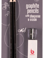 Bruynzeel POTLOOD TEENS 2 HB +GUM +SLIJP