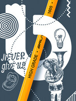 Bruynzeel POTLOOD TEENS GRAFIET ASS 6STKS