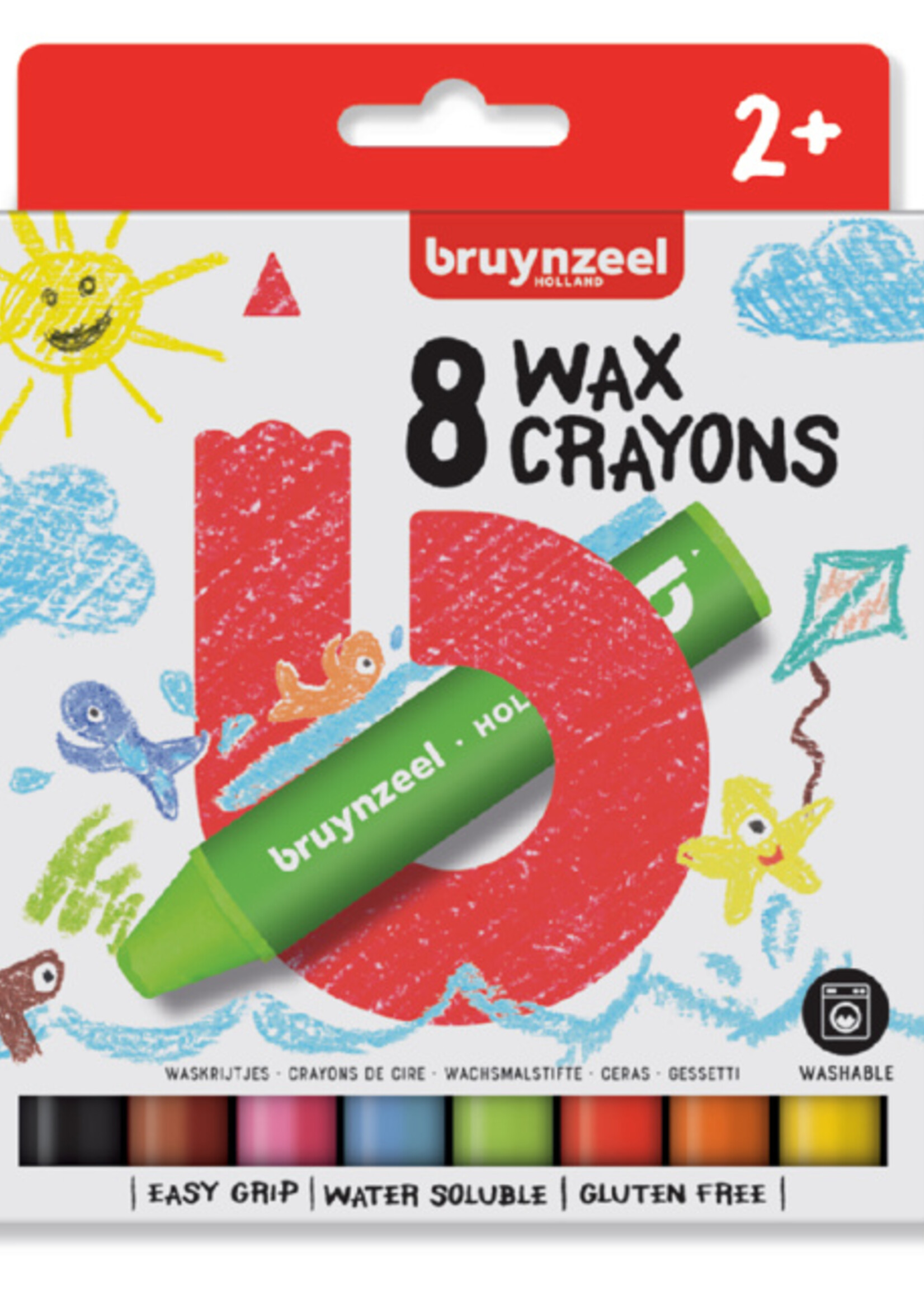 Bruynzeel Bruynzeel WASKRIJT KIDS ASS 8STKS