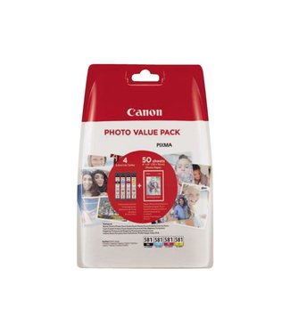 Canon INKCARTRIDGE CLI-581 + FOTO PAP