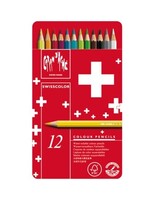 Caran d'ache KLEURPOTLOOD SWISSCOLOR 12STKS