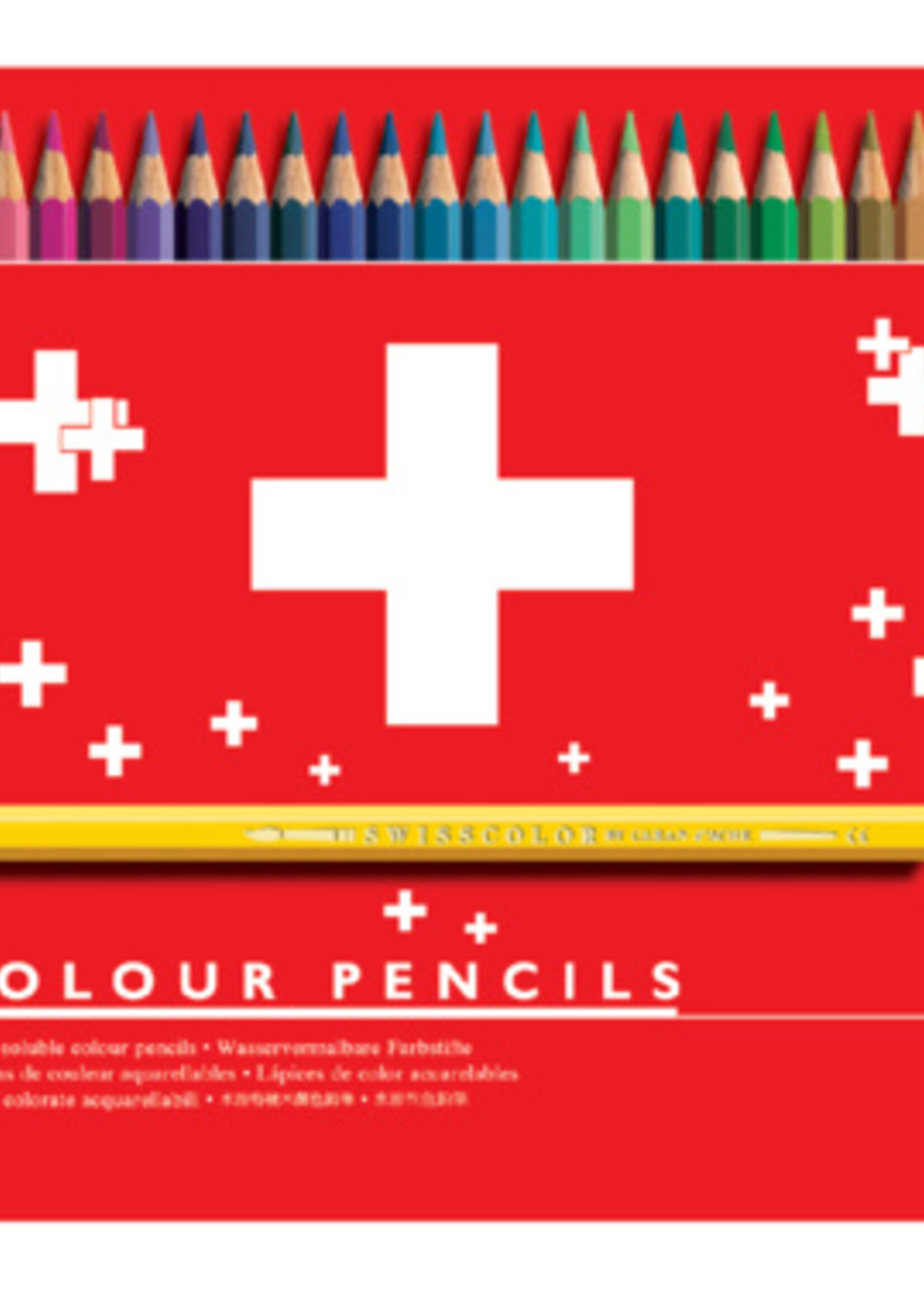 Caran d'ache Caran d'ache KLEURPOTLOOD SWISSCOLOR 40STKS