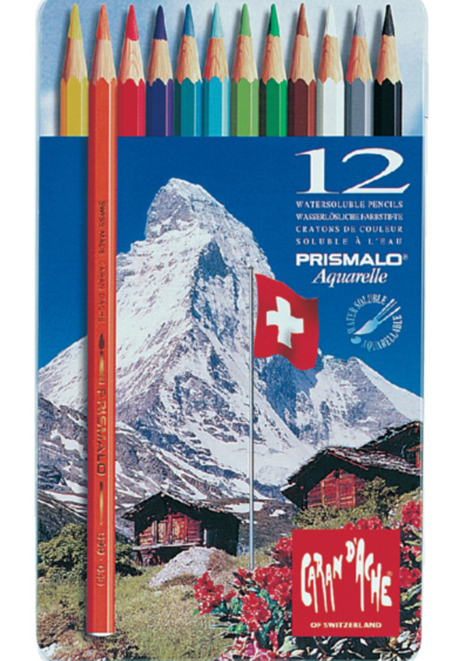 Caran d'ache Caran d'ache KLEURPOTLOOD PRISMALO 12STKS