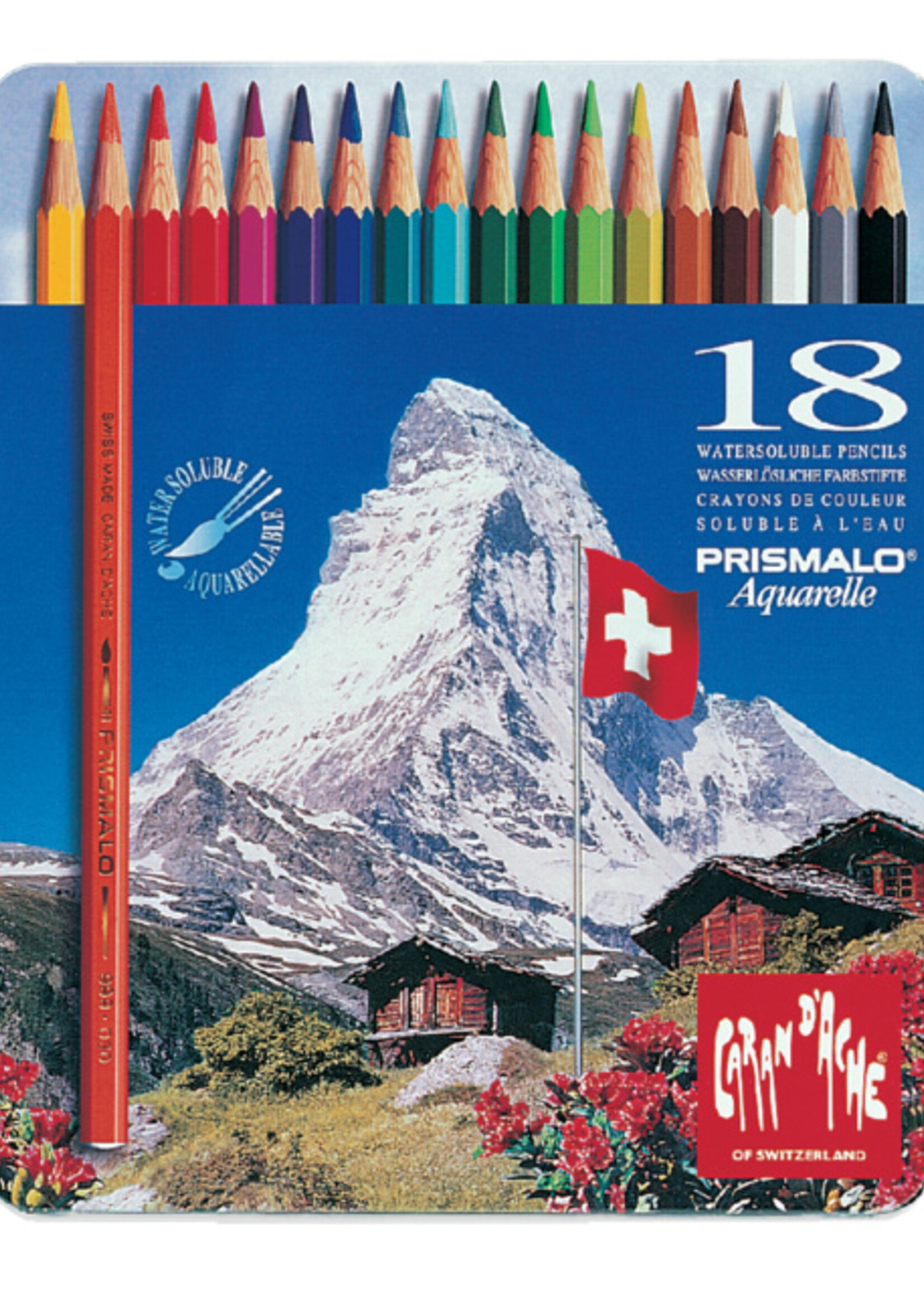 Caran d'ache Caran d'ache KLEURPOTLOOD PRISMALO 18STKS