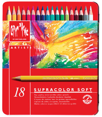 Caran d'ache KLEURPOTLOOD 18ST ASS