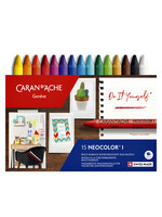 Caran d'ache WASKRIJT NEOCOLOR I ASS 15STKS