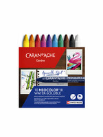 Caran d'ache WASKRIJT NEOCOLOR II ASS 10STKS