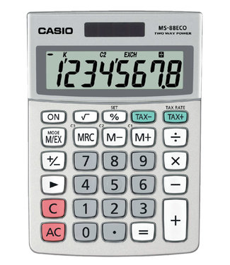 Casio REKENMACHINE MS-88ECO