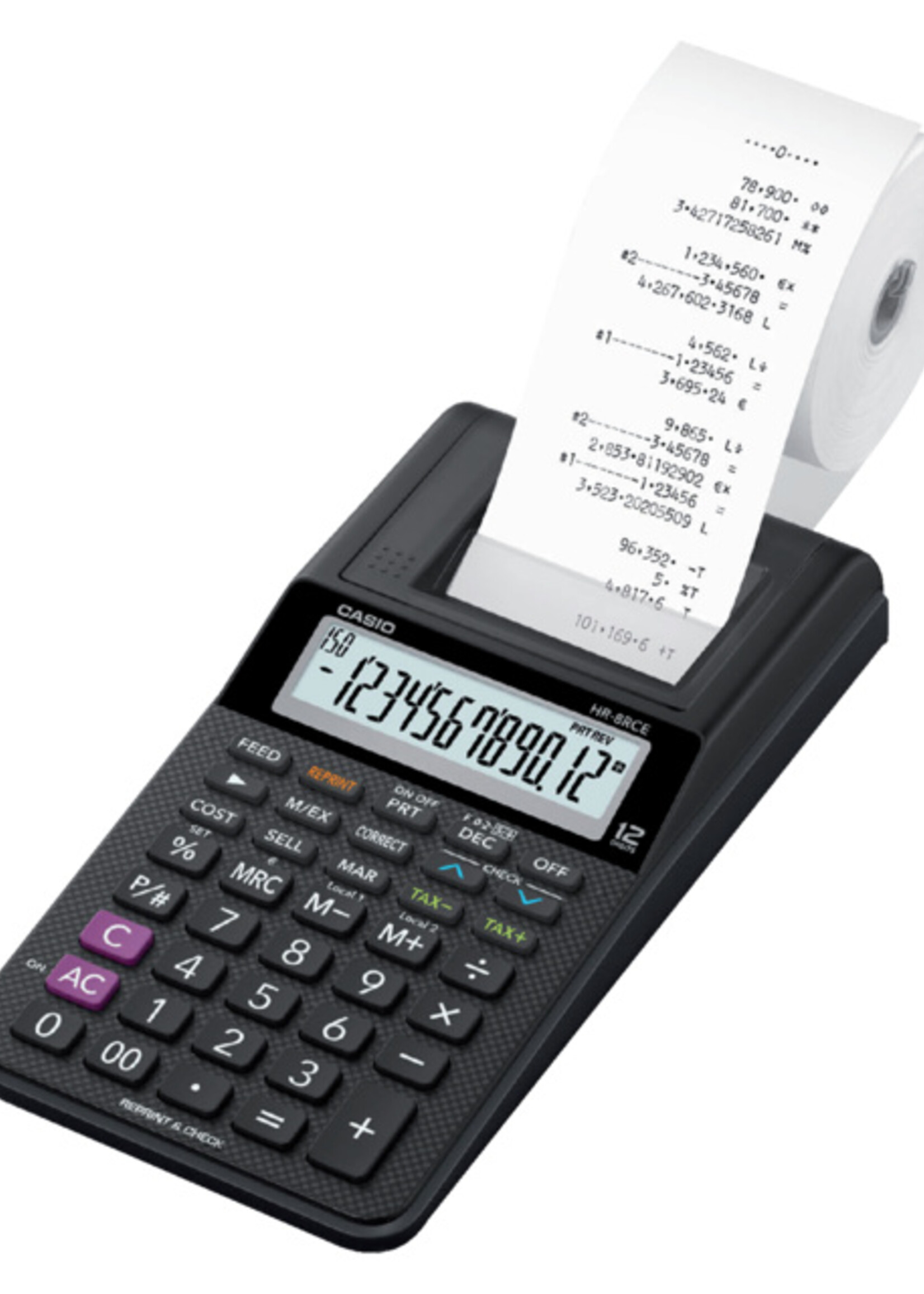 Casio Casio REKENMACHINE HR-8RCE