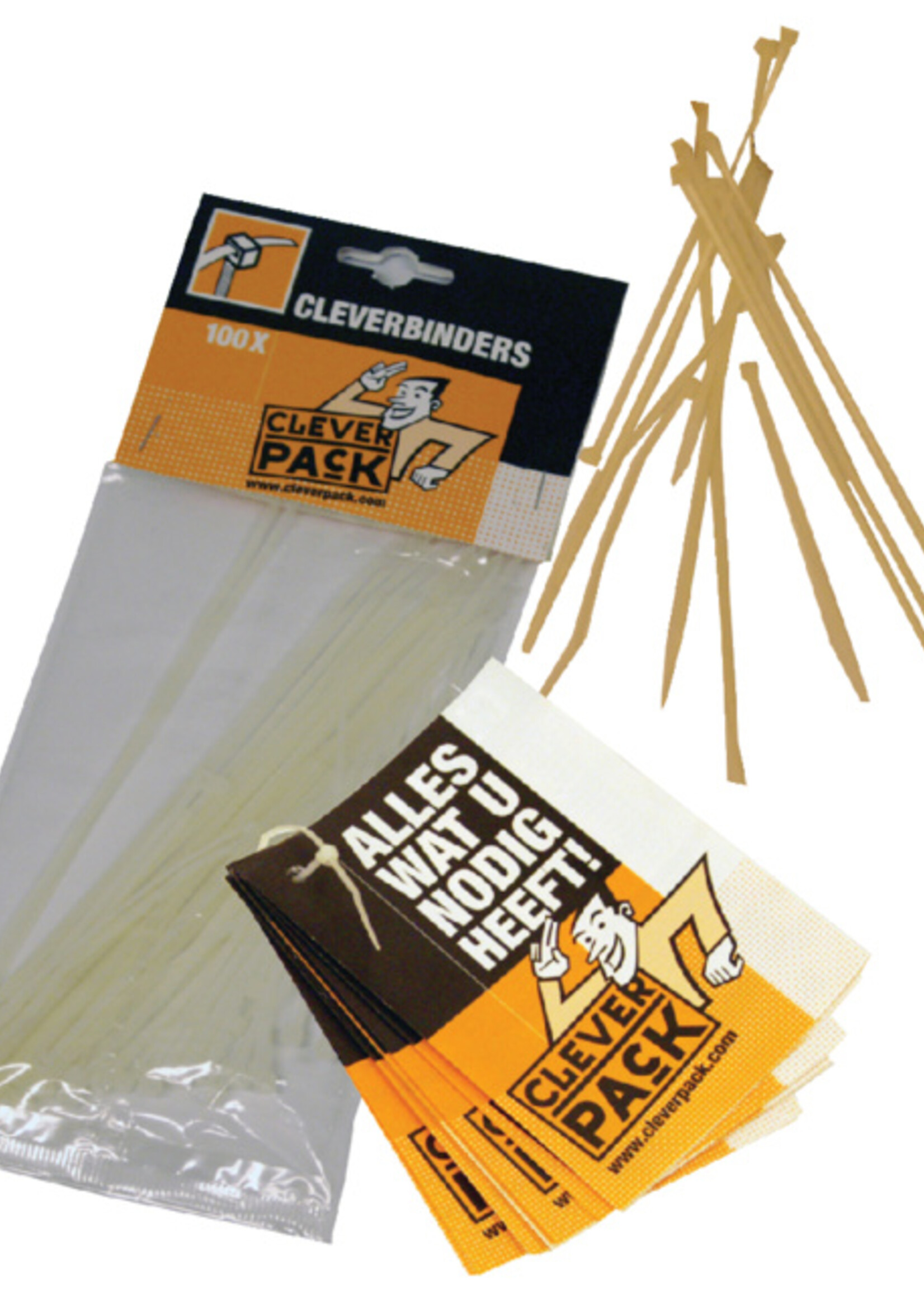 Cleverpack Cleverpack INBINDSTRIP 100STKS