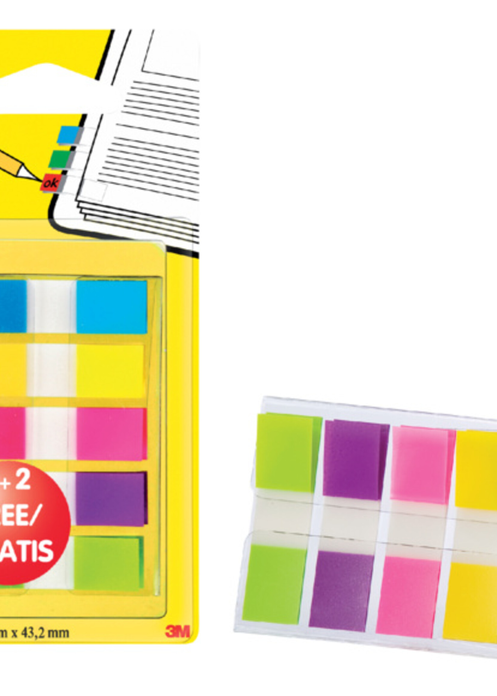 3M 3M INDEXTABS POST-IT SMAL 3+2