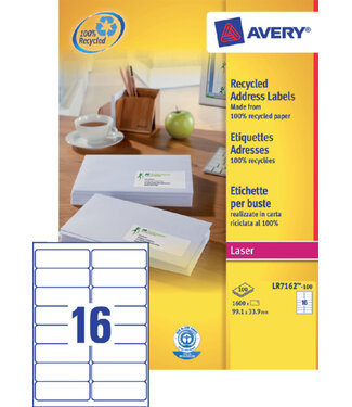 Avery ETIKET LR7162 99.1X33.9 1600STKS