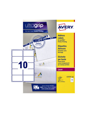 Avery ETIKET L7173-100 99.1X57 1000STKS