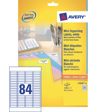 Avery ETIKET L7656-25 46X11.1 2100STKS