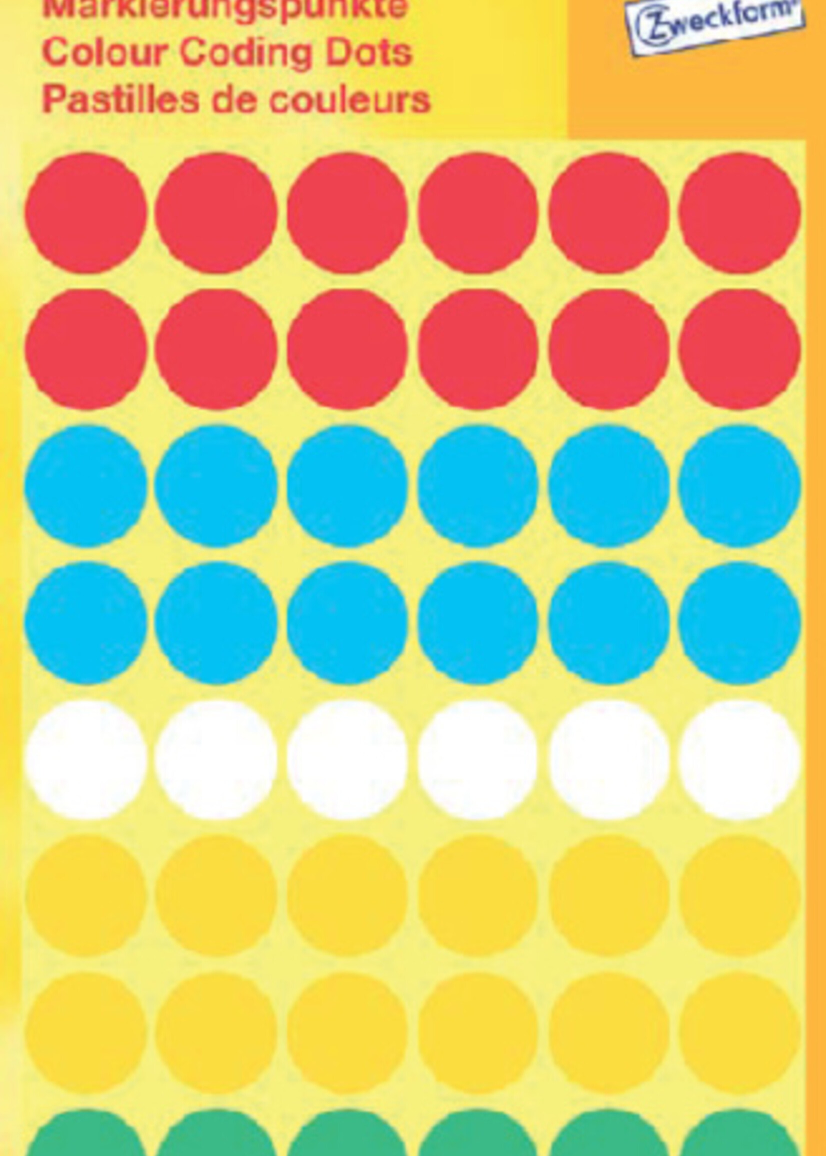 Avery Zweckform Avery Zweckform ETIKET 3088 12MM ASS 270STKS