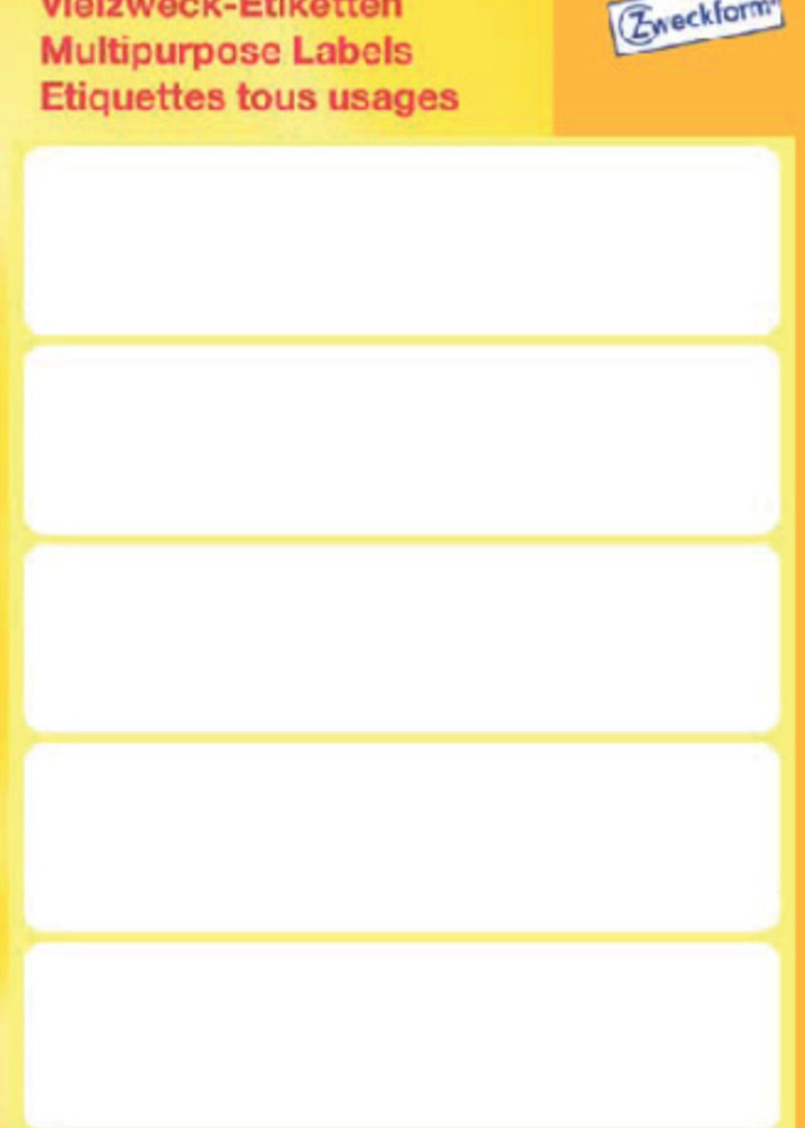 Avery Zweckform Avery Zweckform ETIKET 3080 76X19 36STKS