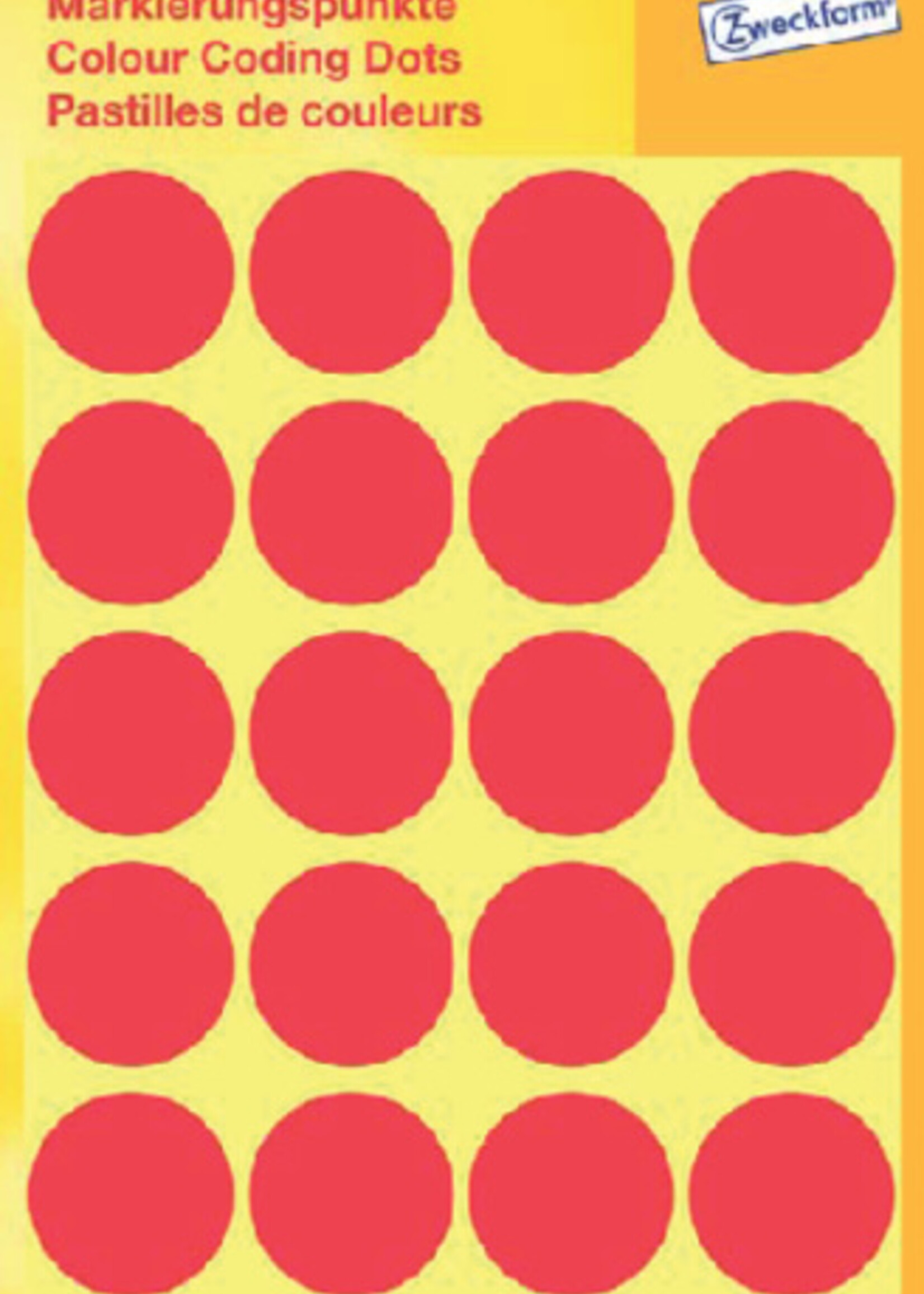 Avery Zweckform Avery Zweckform ETIKET 3004 18MM RD 96STKS