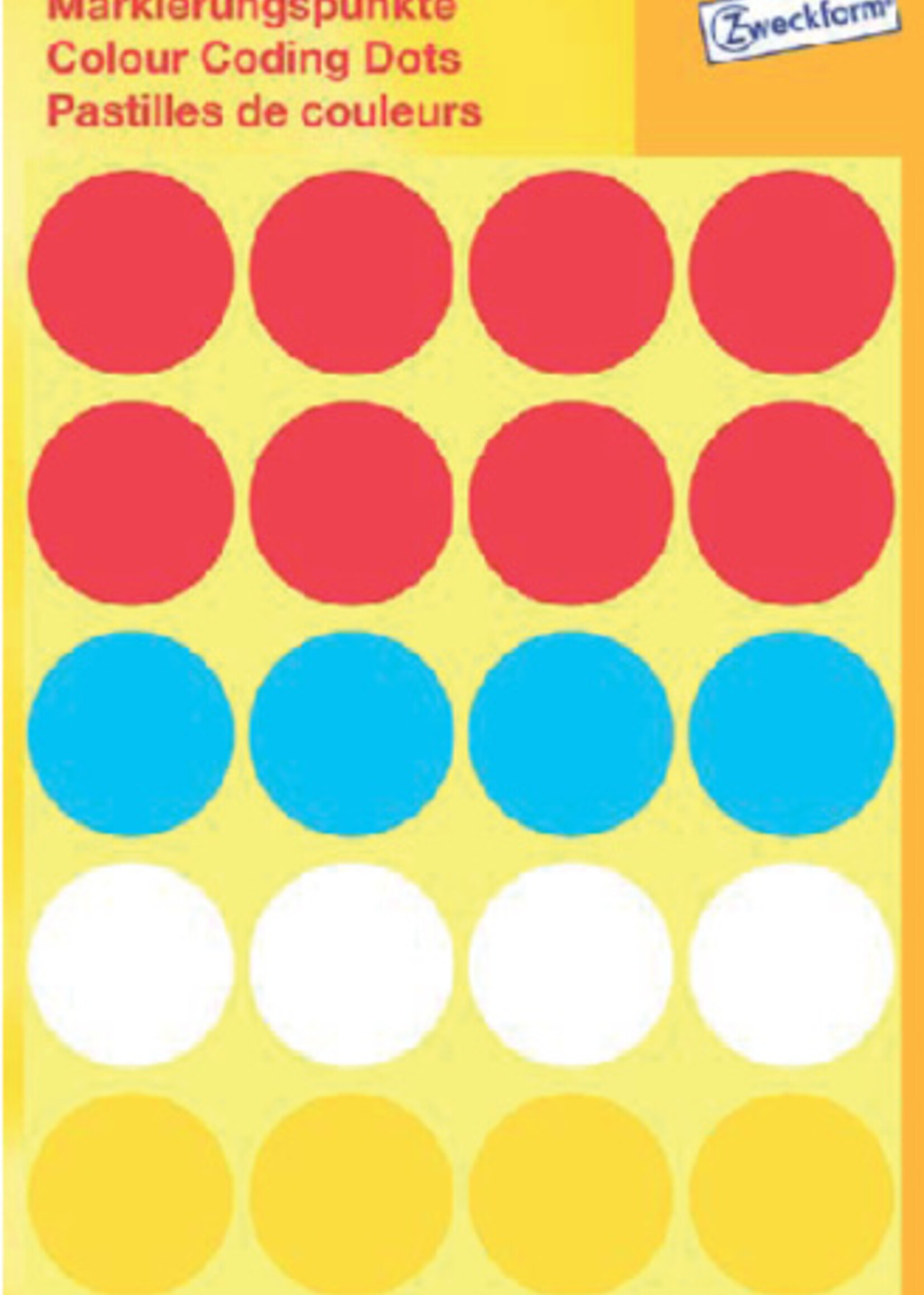 Avery Zweckform Avery Zweckform ETIKET 3089 18MM ASS 96STKS