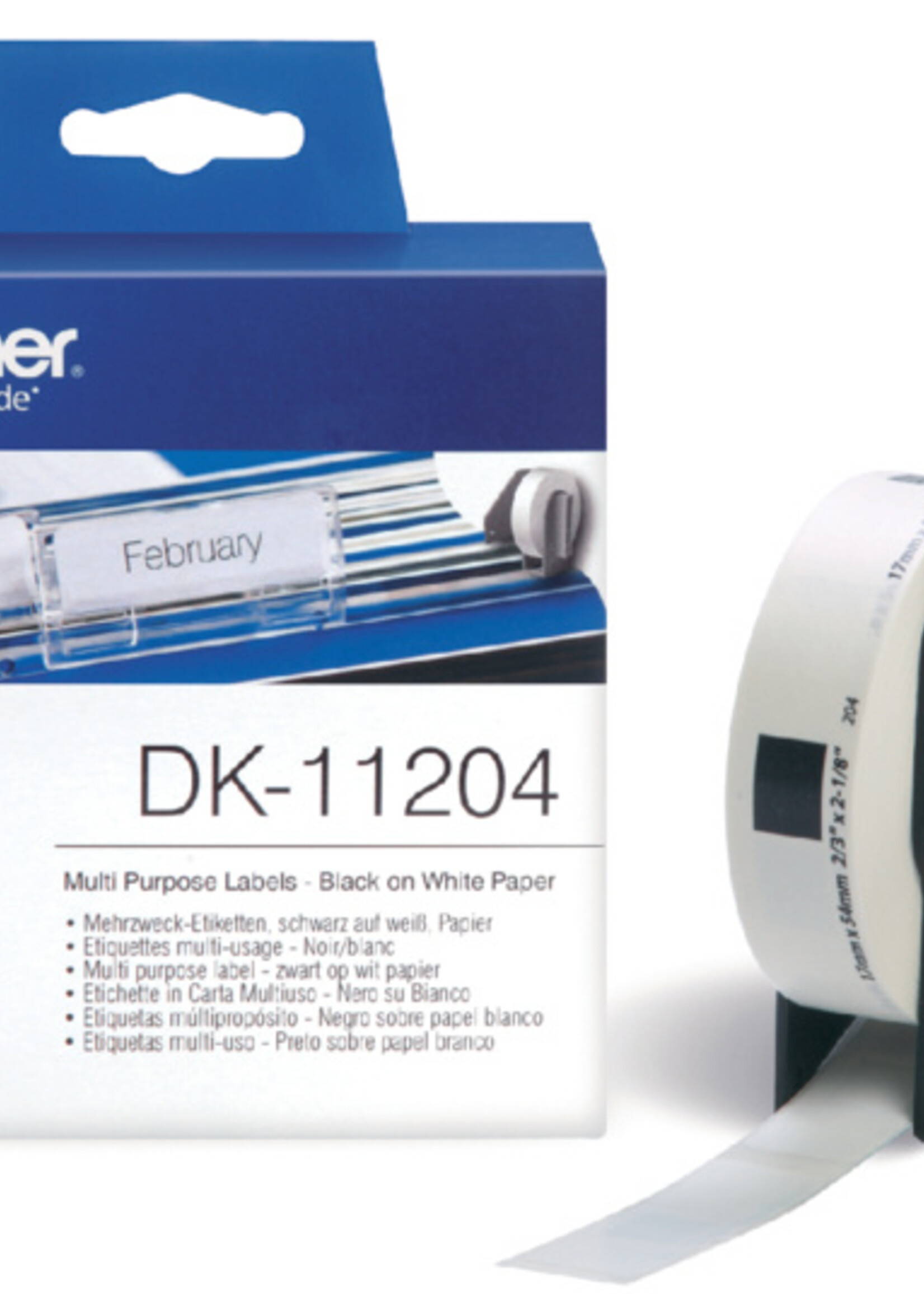 Brother Brother L-ETIKET DK-11204 17X54 WT 400STKS