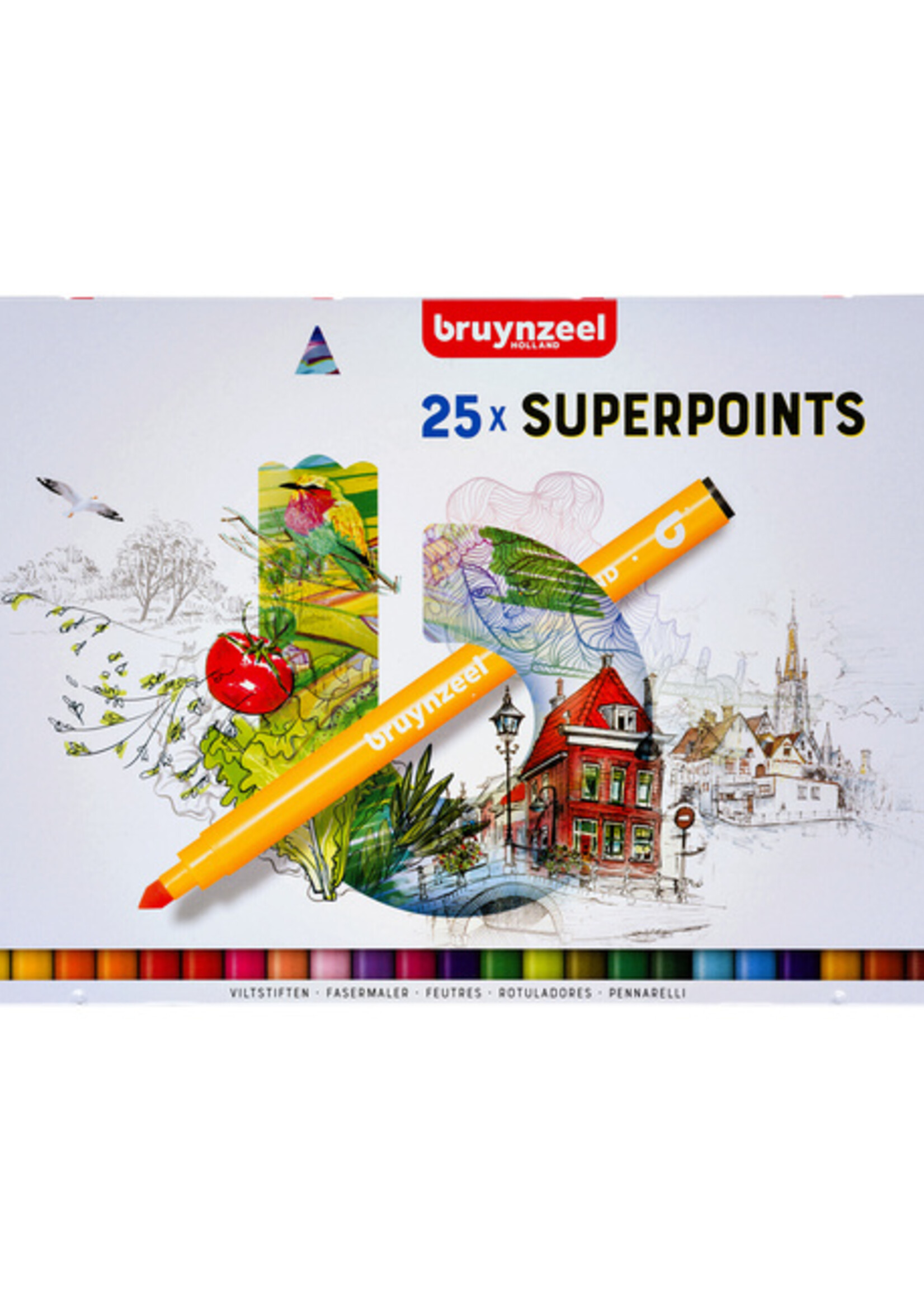 Bruynzeel Bruynzeel VILTSTIFT EXPR SUPER PUNT 25STKS