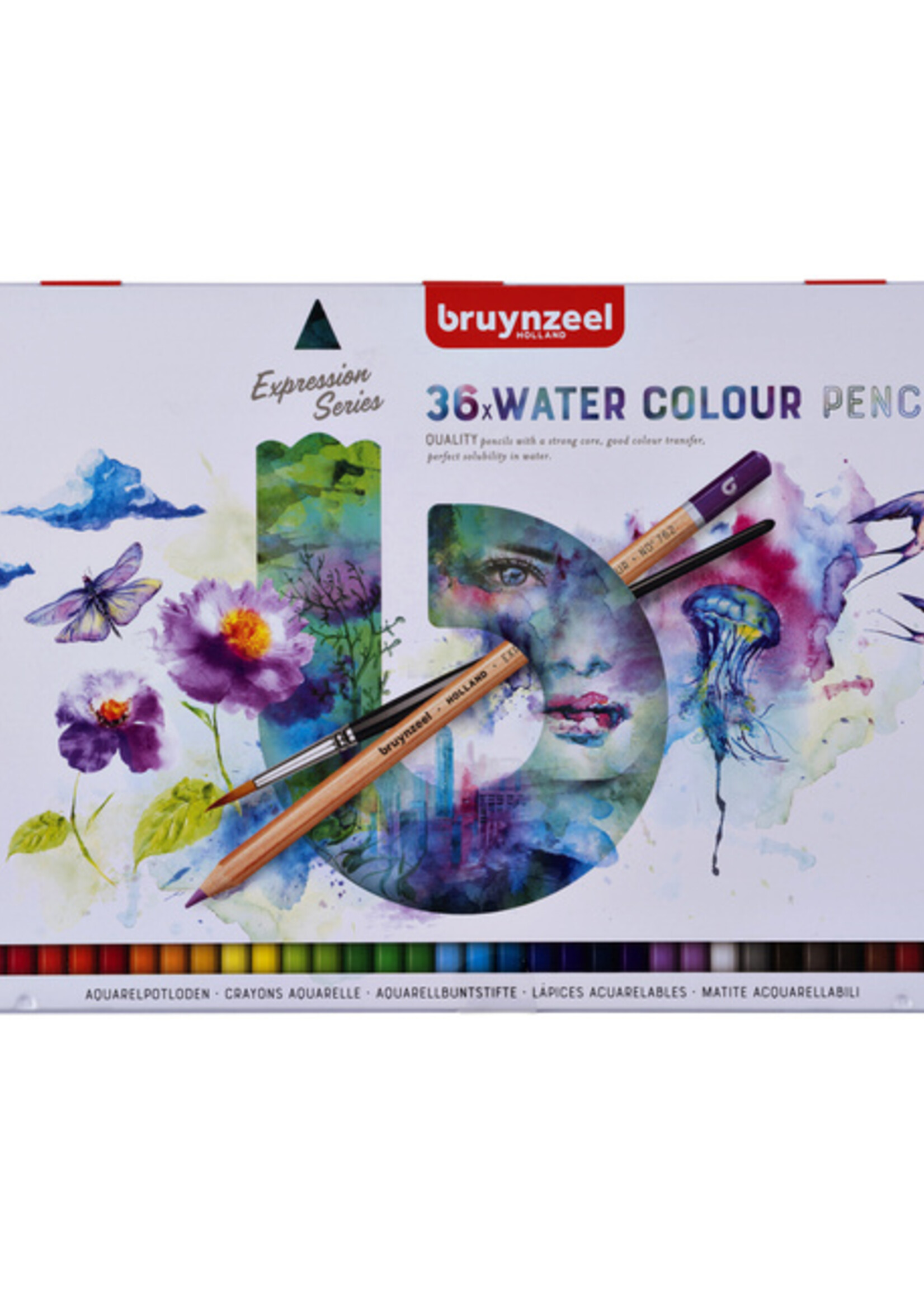 Bruynzeel Bruynzeel KLEURPOTLOOD AQUAREL EXPR 36STKS