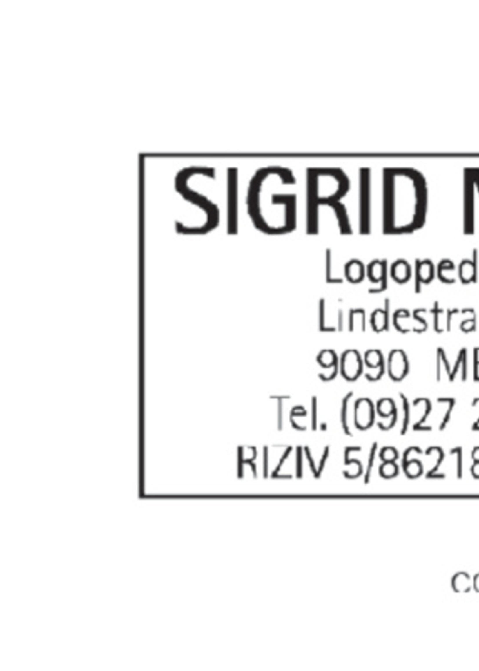 Colop Colop TEKSTSTEMPEL 2100 BON