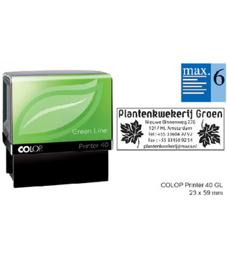 Colop TEKSTSTEMPEL 40 GREEN