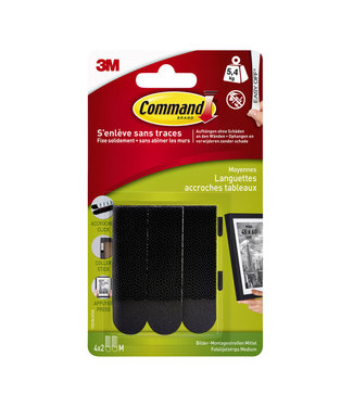 Command KLIKSTRIP DONKER 5.4KG 17201BLK 4STKS