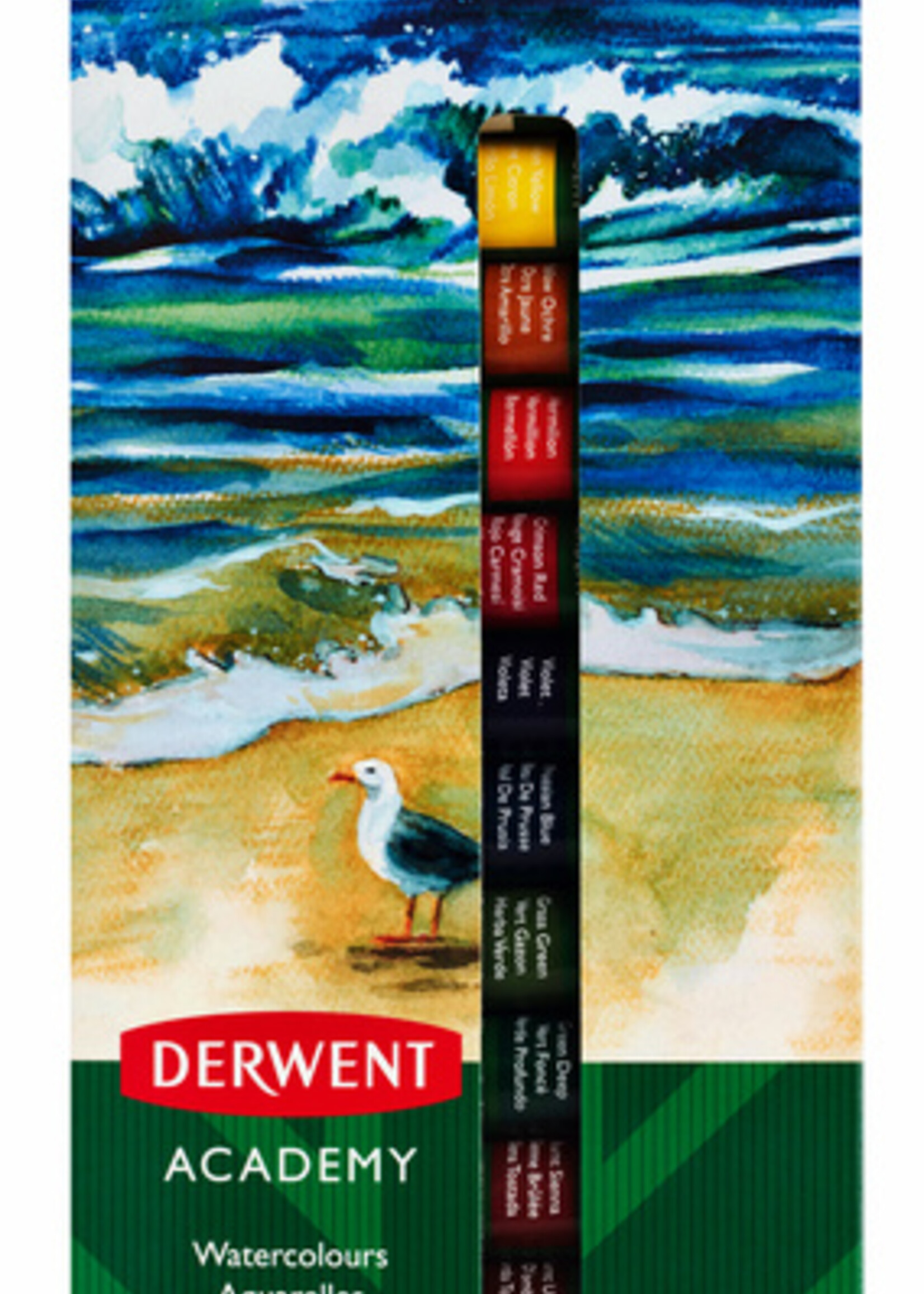 Derwent Derwent AQUARELVERF ASS 12STKS