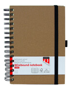 Quantore NOTITIEBOEK A5 LN SPIRAAL KRAFT