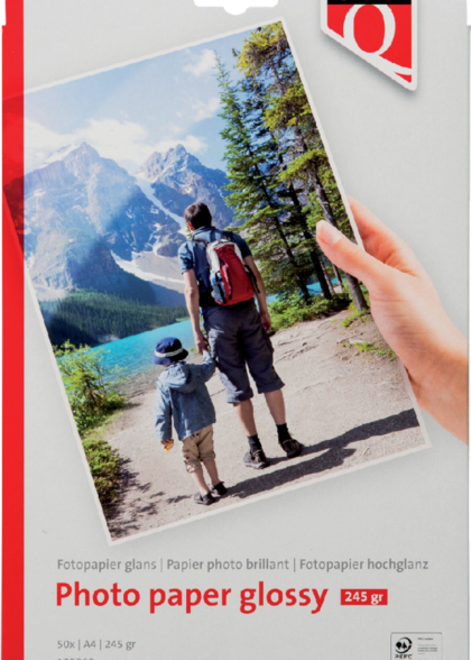 Quantore Quantore FOTOPAPIER A4 250GR GLANS 50VEL