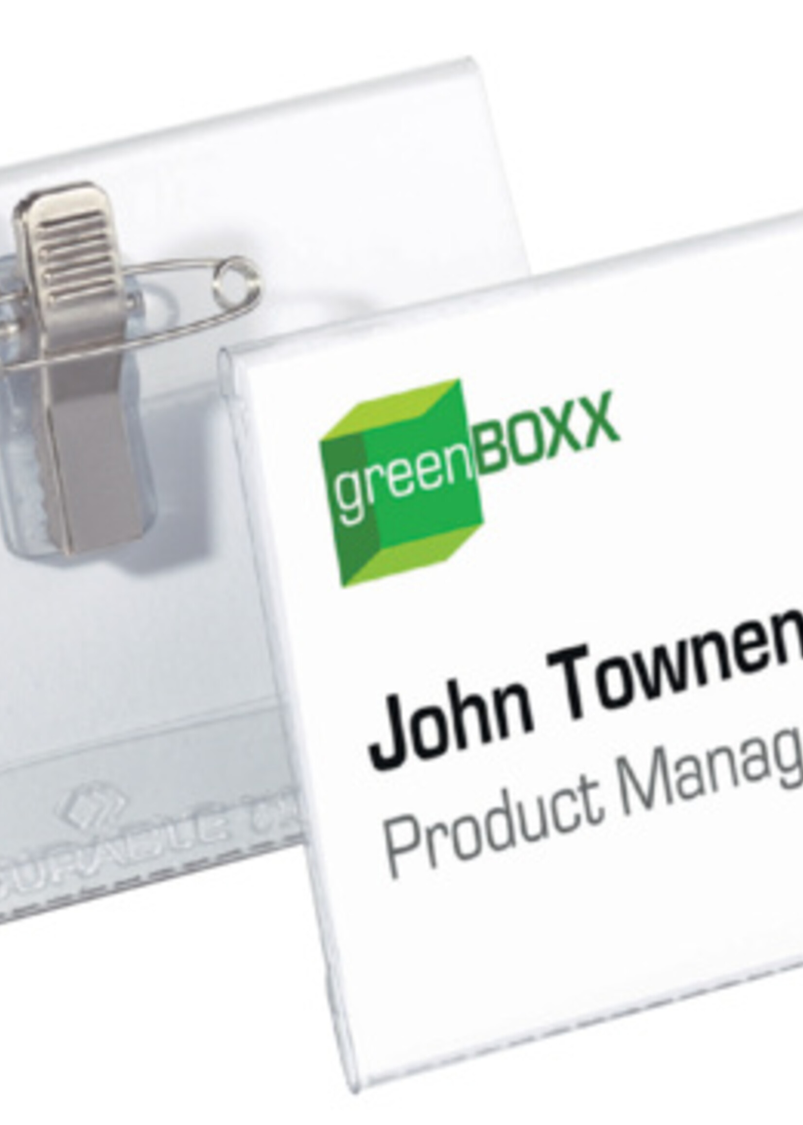 Durable Durable BADGE 8101 SPELD KLEM 90X54MM