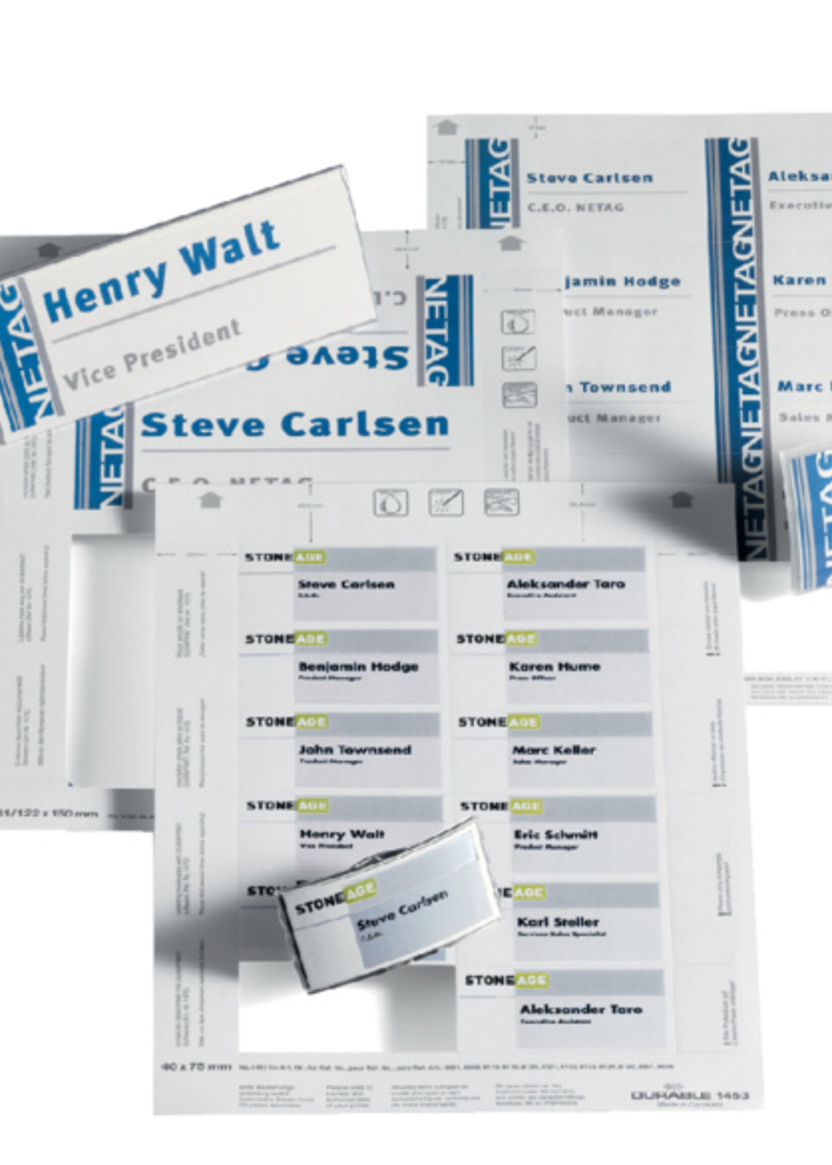 Durable Durable BADGEKAART DURAPRINT 122X210 20STKS