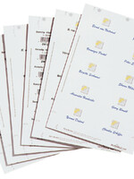 Durable BADGEKAART DURAPRINT 40X75MM 240STKS