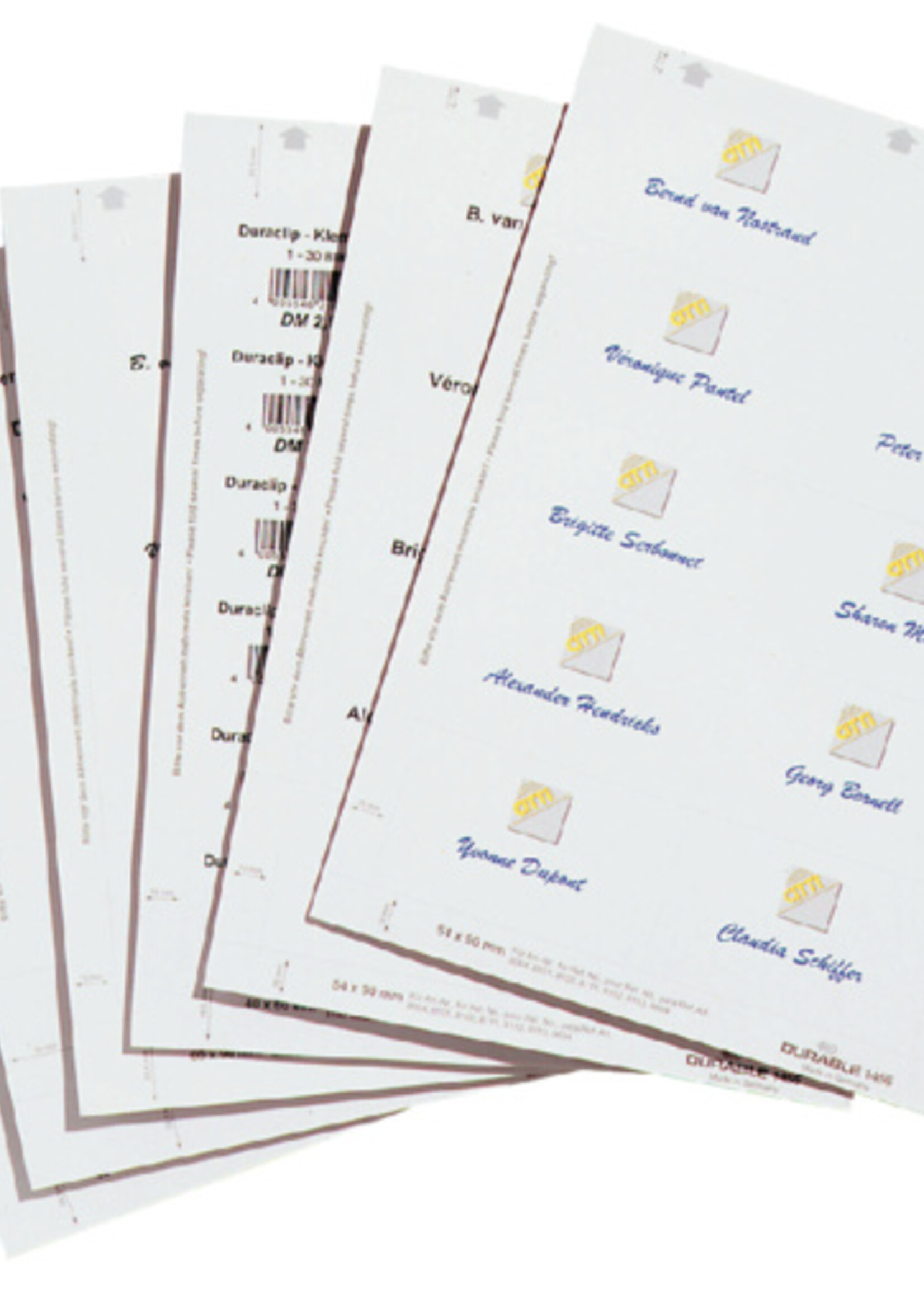 Durable Durable BADGEKAART DURAPRINT 40X75MM 240STKS