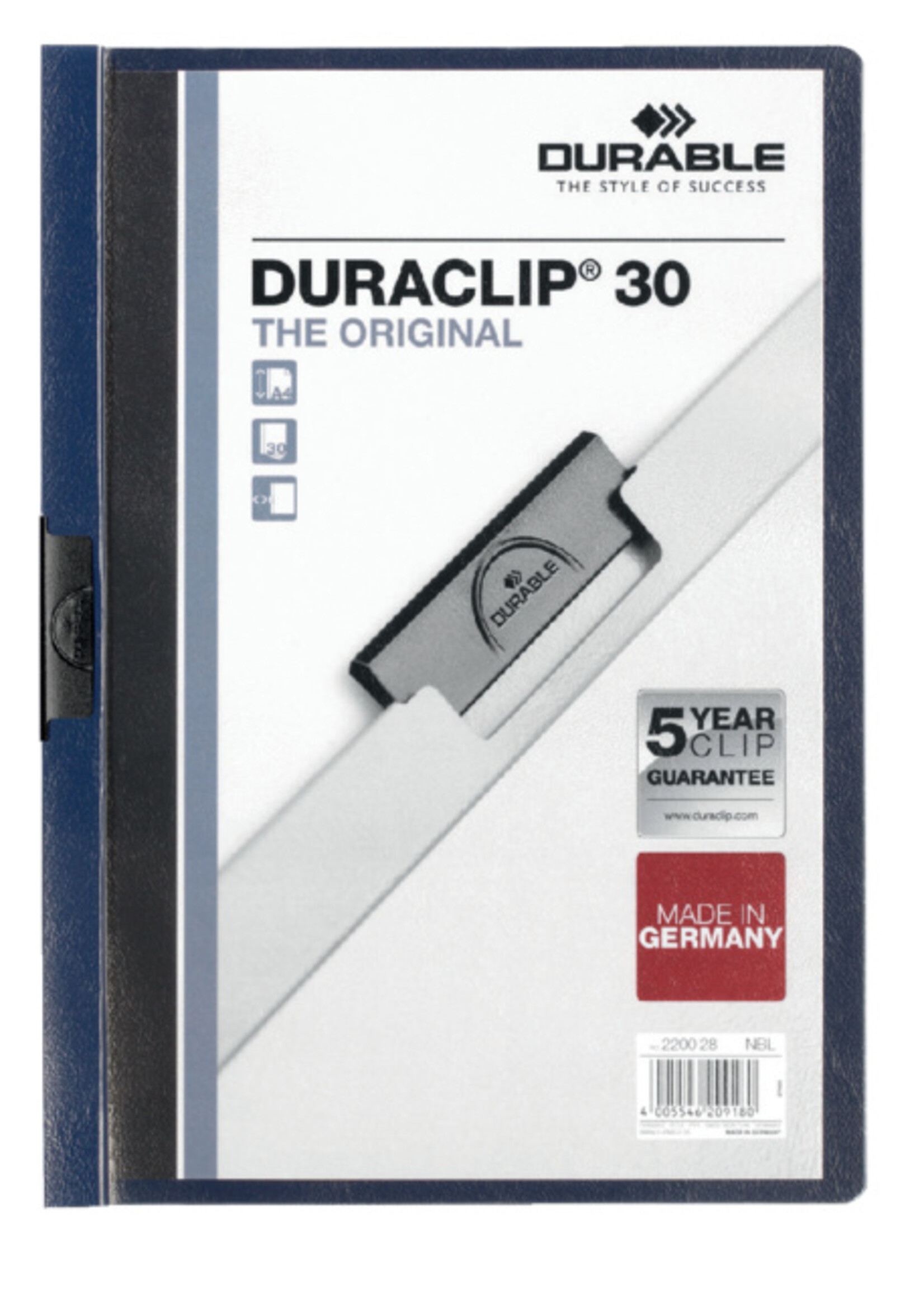 Durable Durable KLEMMAP 2200 A4 PL/TR 3MM NBL