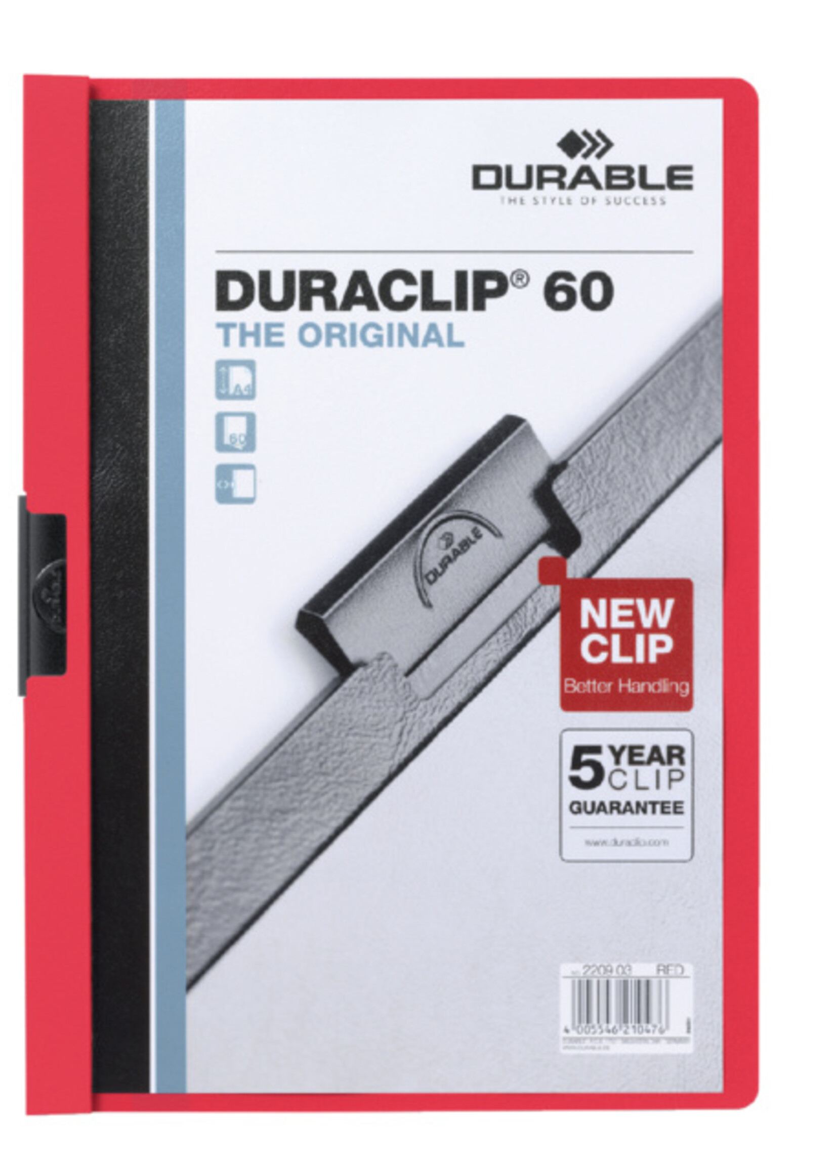Durable Durable KLEMMAP 2209 A4 PL/TR 6MM RD