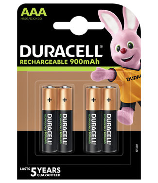 Duracell BATTERIJ OPLAADBAAR AAA ULTRA RCR 4STKS