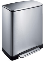 EKO AFVALBAK E-CUBE PEDAALEMMER 50L RVS