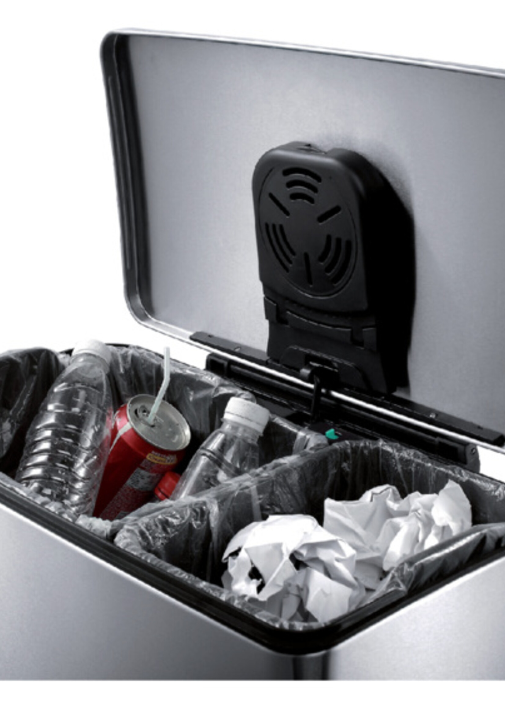 EKO EKO AFVALBAK E-CUBE PEDAALEMMER 18+28L RVS