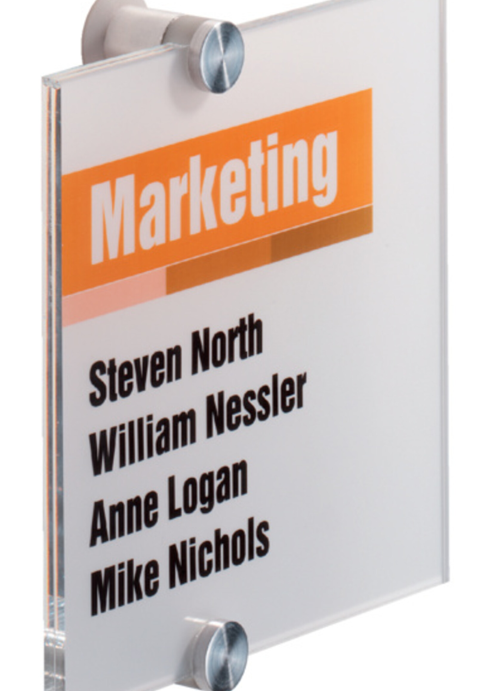 Durable Durable DEURBORD CRYSTAL SIGN 148X148